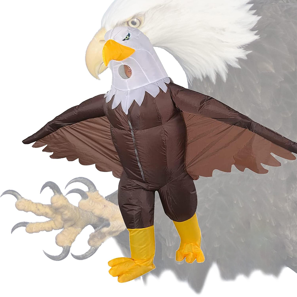 Halloween Costume Adult - 2026 Halloween Adult Inflatable Bald Eagle