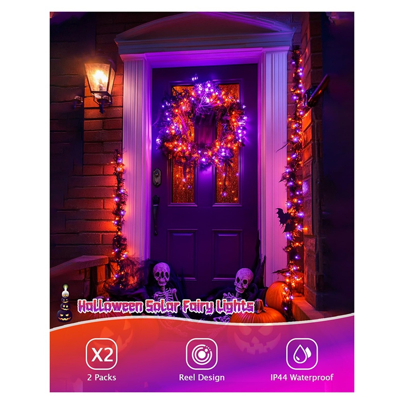 DT16 Solar Halloween String Li - Halloween Led String Lights Orange review and price