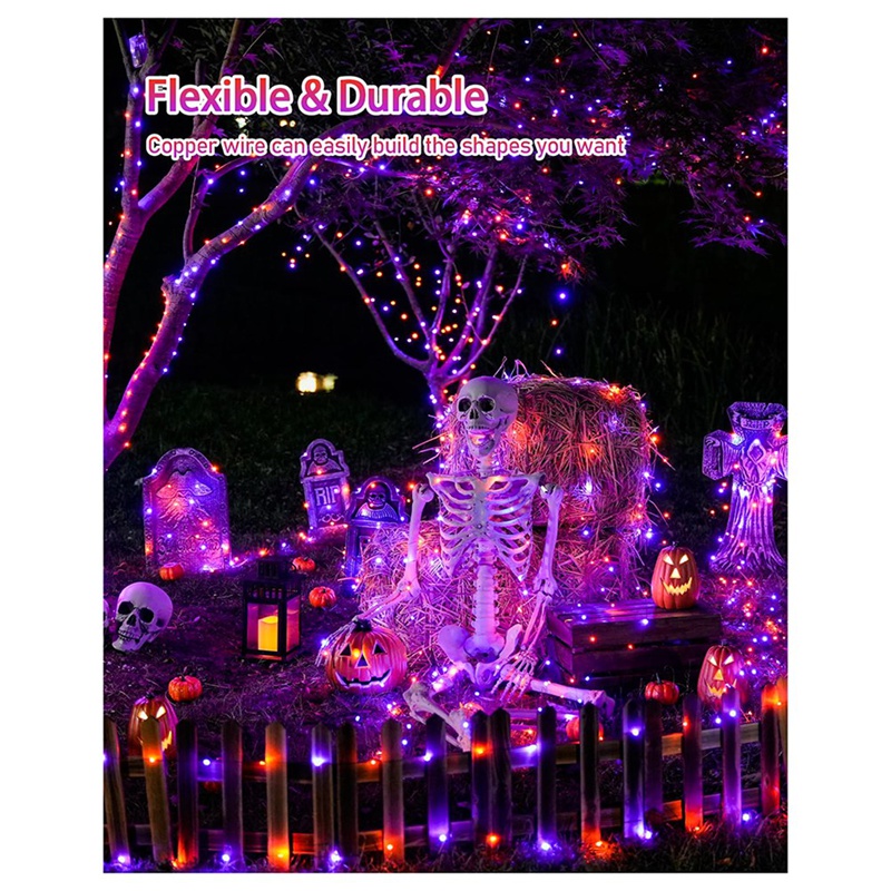DT16 Solar Halloween String Li - Halloween Led String Lights Orange review and price
