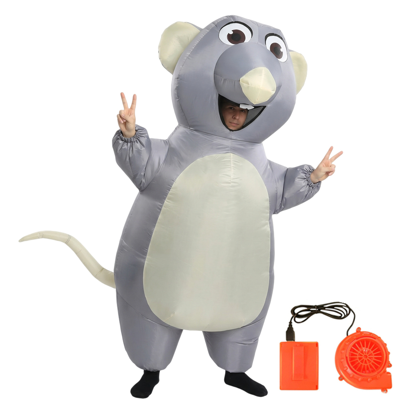 Adult Kids Inflatable Gray Mou - Halloween Costume Kids review and price