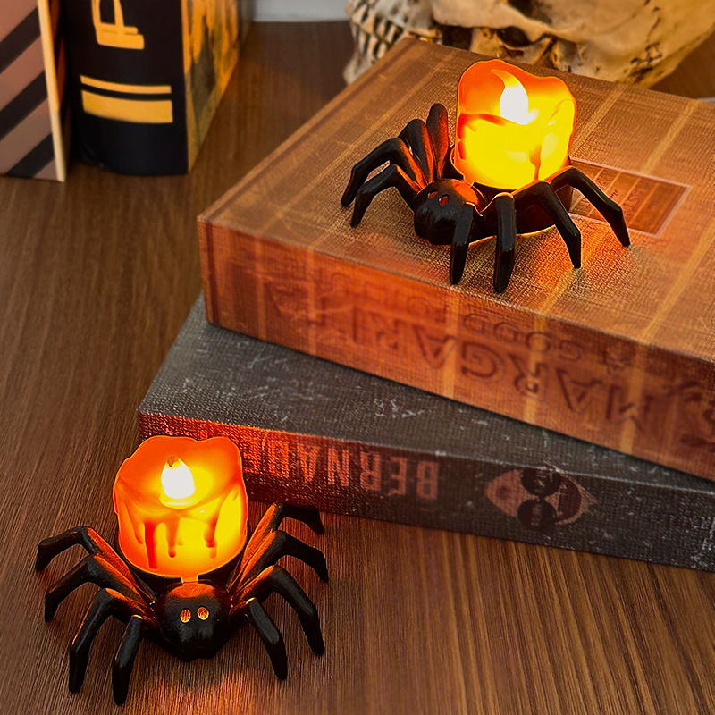 1/2pcs LED Candle Lamp Plastic - Halloween Pumpkin Decor Led review and price
