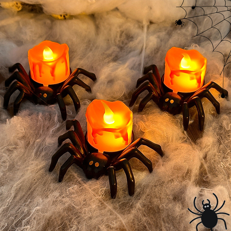 1/2pcs LED Candle Lamp Plastic - Halloween Pumpkin Decor Led review and price