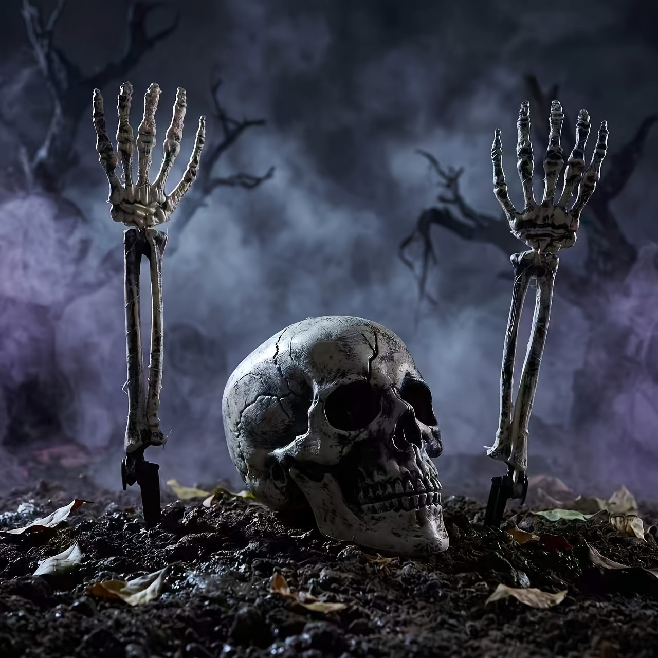 3PCS Halloween Yard Decor Set  - Halloween Skeleton Decoration review and price