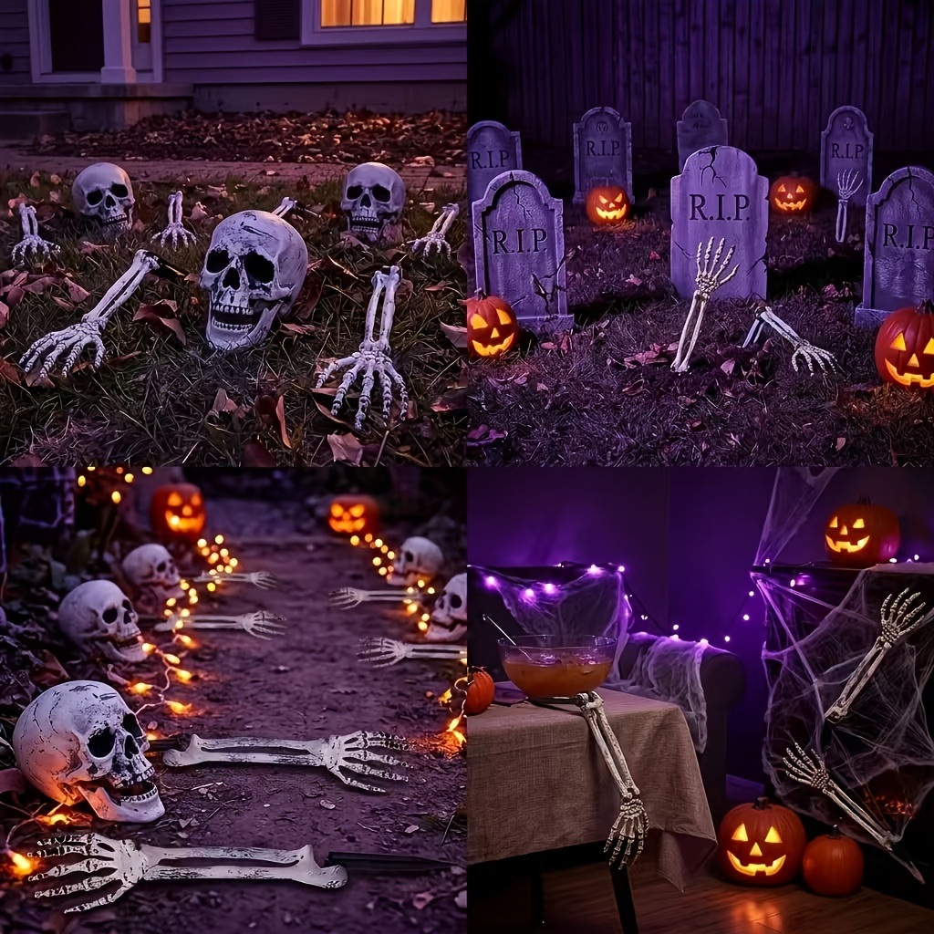 3PCS Halloween Yard Decor Set  - Halloween Skeleton Decoration review and price