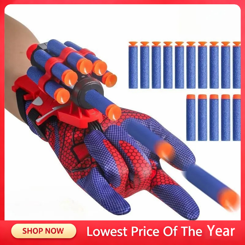 Halloween Gloves Web Shooter T - Halloween Costume Adult review and price