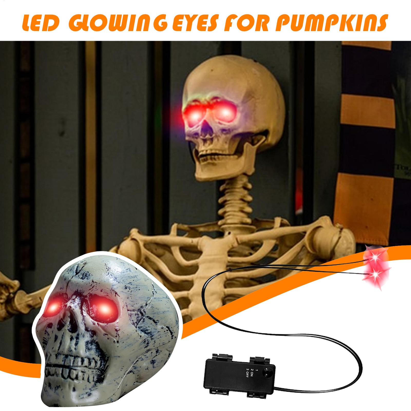 Halloween Led Glowing Eyes wit - Halloween Pumpkin Decor Led review and price
