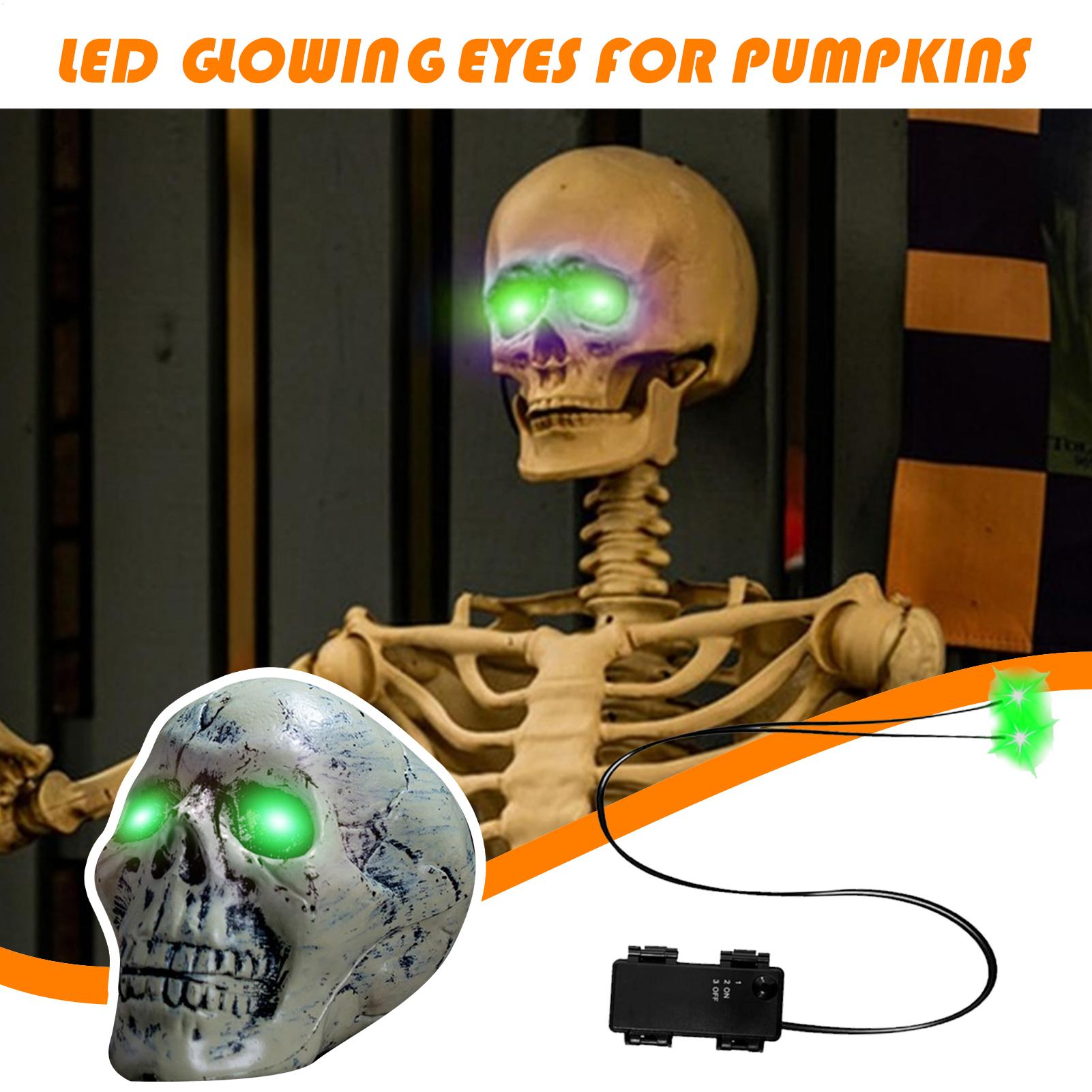 Halloween Led Glowing Eyes wit - Halloween Pumpkin Decor Led review and price