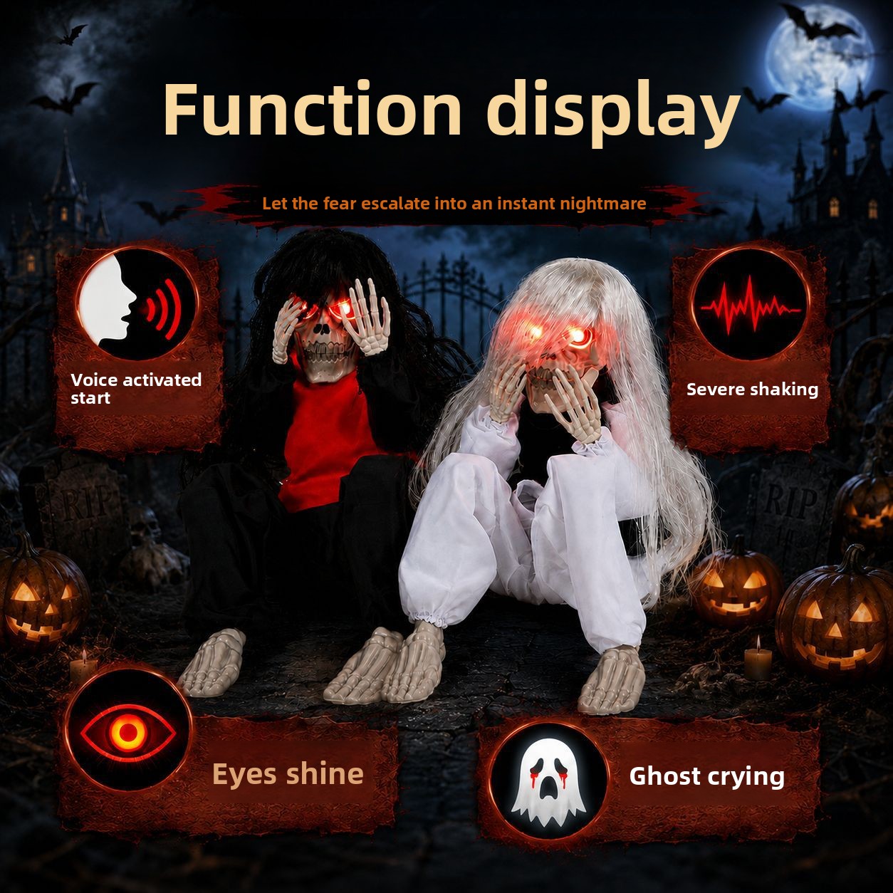 Halloween Outdoor Garden Sitti - Halloween Skeleton Decoration review and price