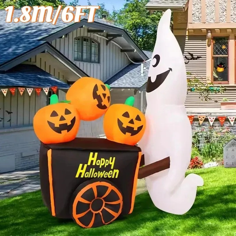 6FT Halloween Outdoor Holiday  - Halloween Pumpkin Decor Led review and price