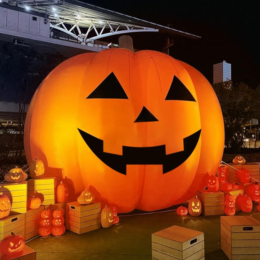 Giant 10Ft Halloween Inflatabl - Halloween Pumpkin Decor Led review and price