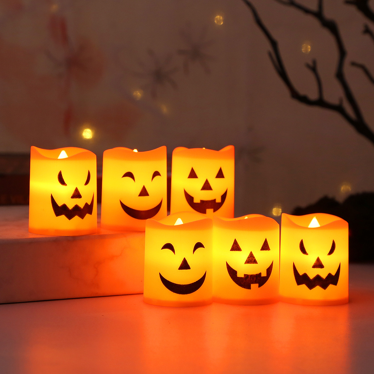 6pcs Halloween LED Ghost Pumpk - Halloween Pumpkin Decor Led review and price