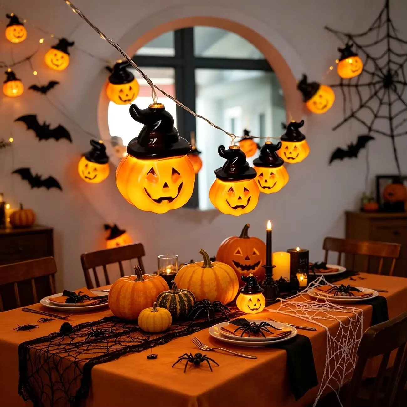 Warm White Pumpkin Fairy Strin - Halloween Led String Lights Orange review and price