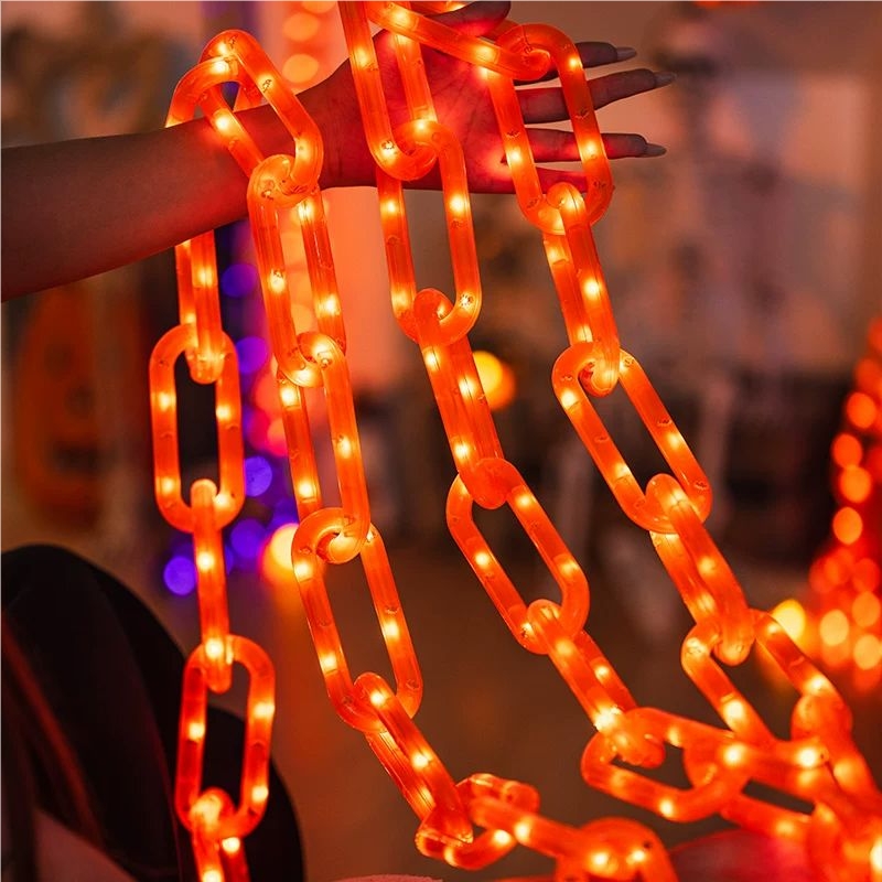 78.74in Halloween Outdoor Sola - Halloween Led String Lights Orange review and price