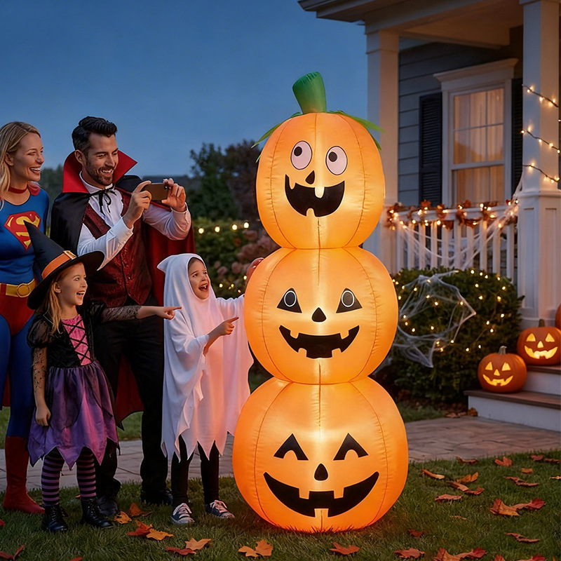 1.2M Stackable Halloween Infla - Halloween Pumpkin Decor Led review and price