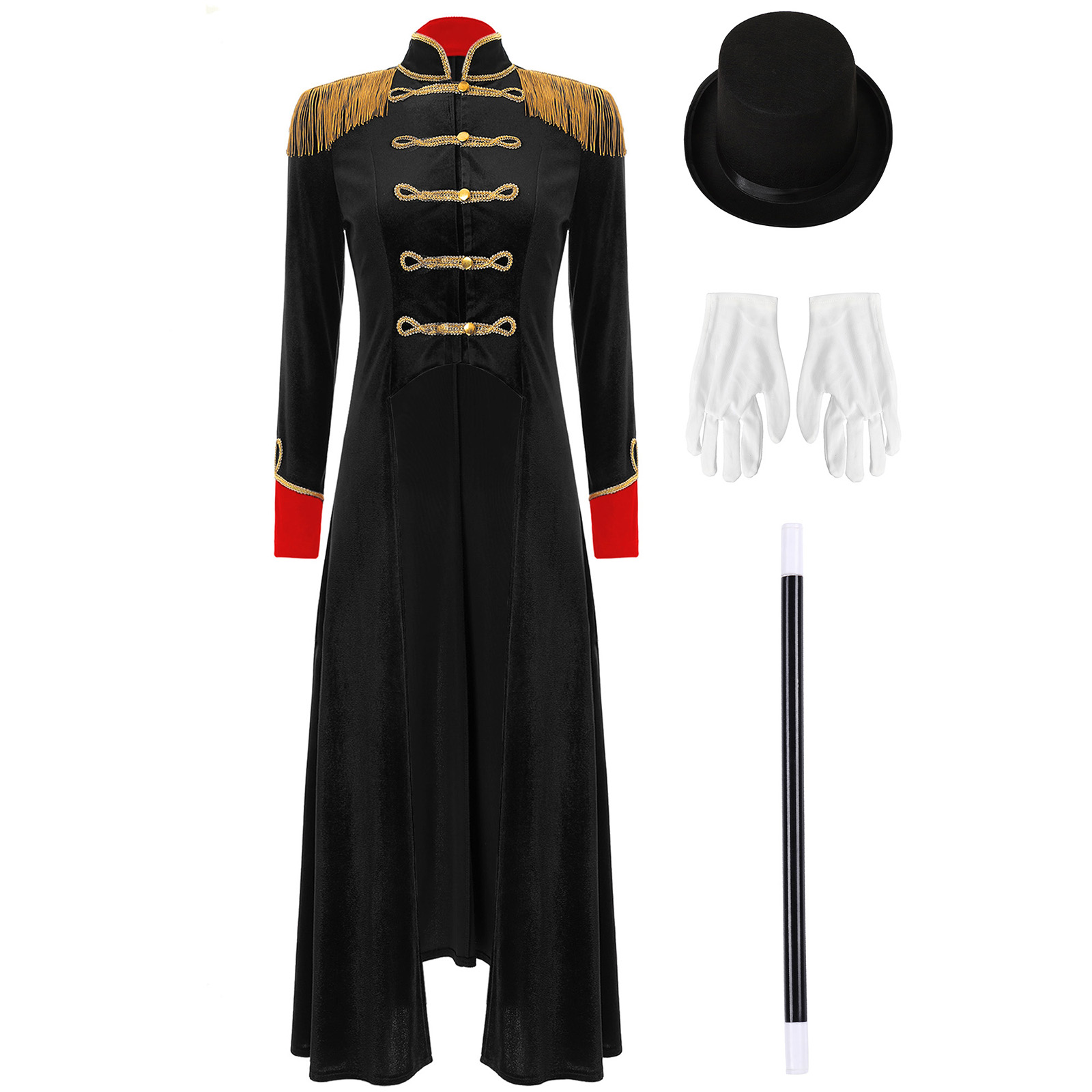 Steampunk Gothic Medieval Tail - Halloween Costume Adult review and price