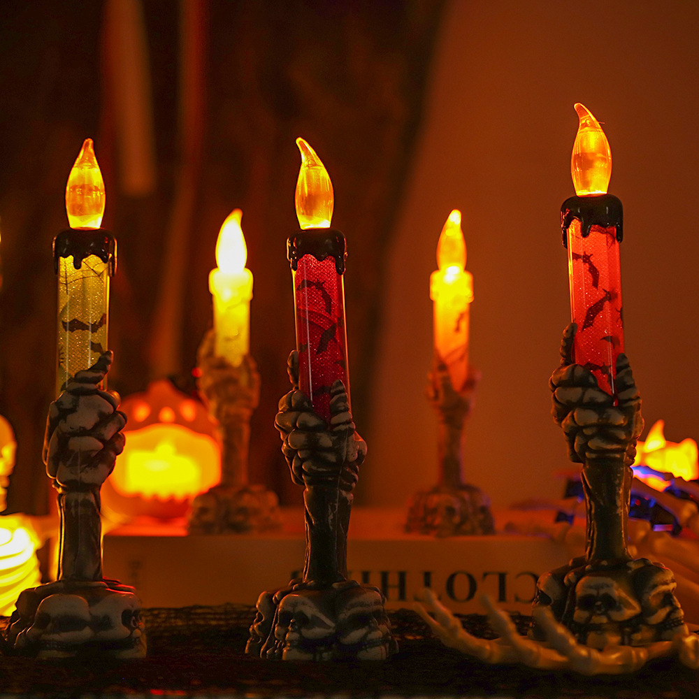 Halloween Skeleton Hand Candle - Halloween Pumpkin Decor Led review and price