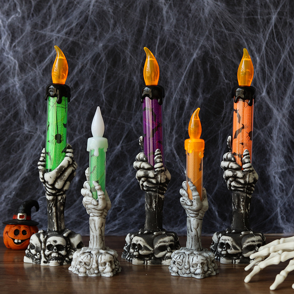 Halloween Skeleton Hand Candle - Halloween Pumpkin Decor Led review and price