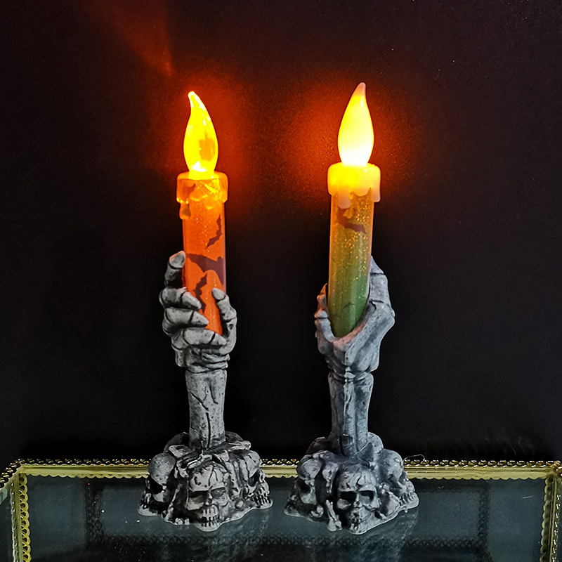 Halloween LED Candle Skeleton  - Halloween Pumpkin Decor Led review and price