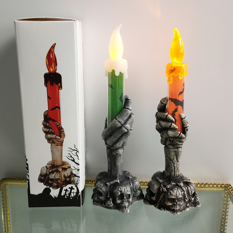 Halloween LED Candle Skeleton  - Halloween Pumpkin Decor Led review and price